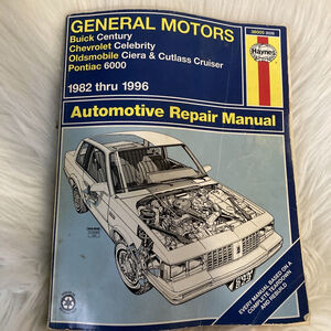 Haynes Repair Manual 829 GM A-Cars / A-Body 1982-1990 Service Repair Book